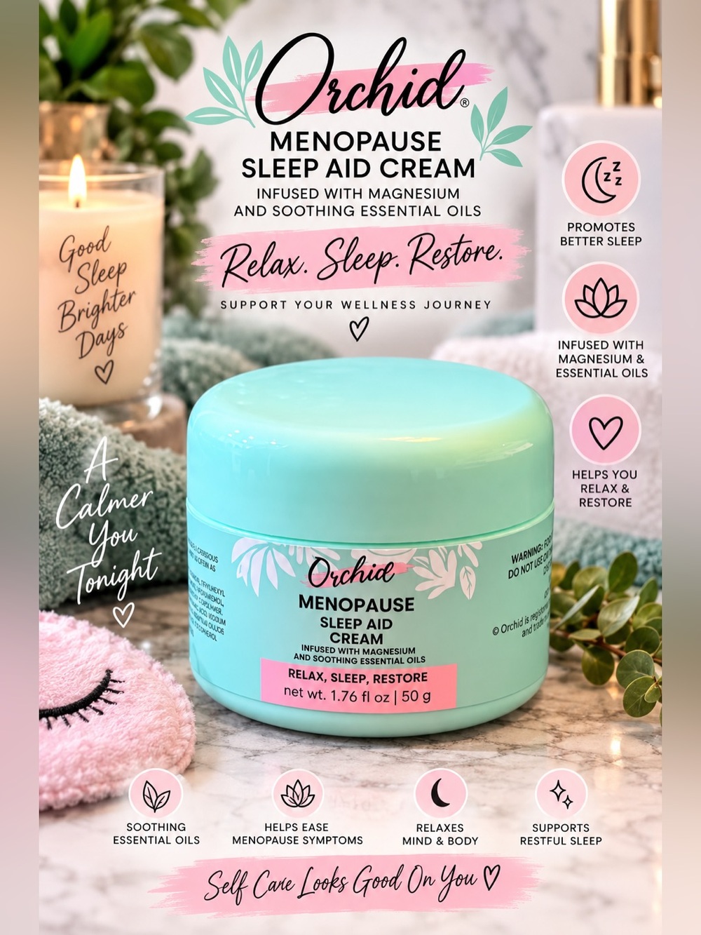 Menopause Sleep Aid Cream — Sleep aid cream